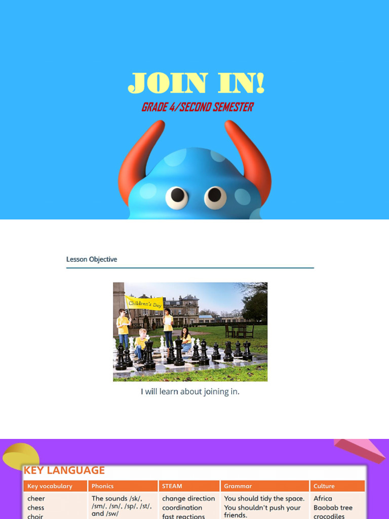 Unit 6 Join In! | PDF
