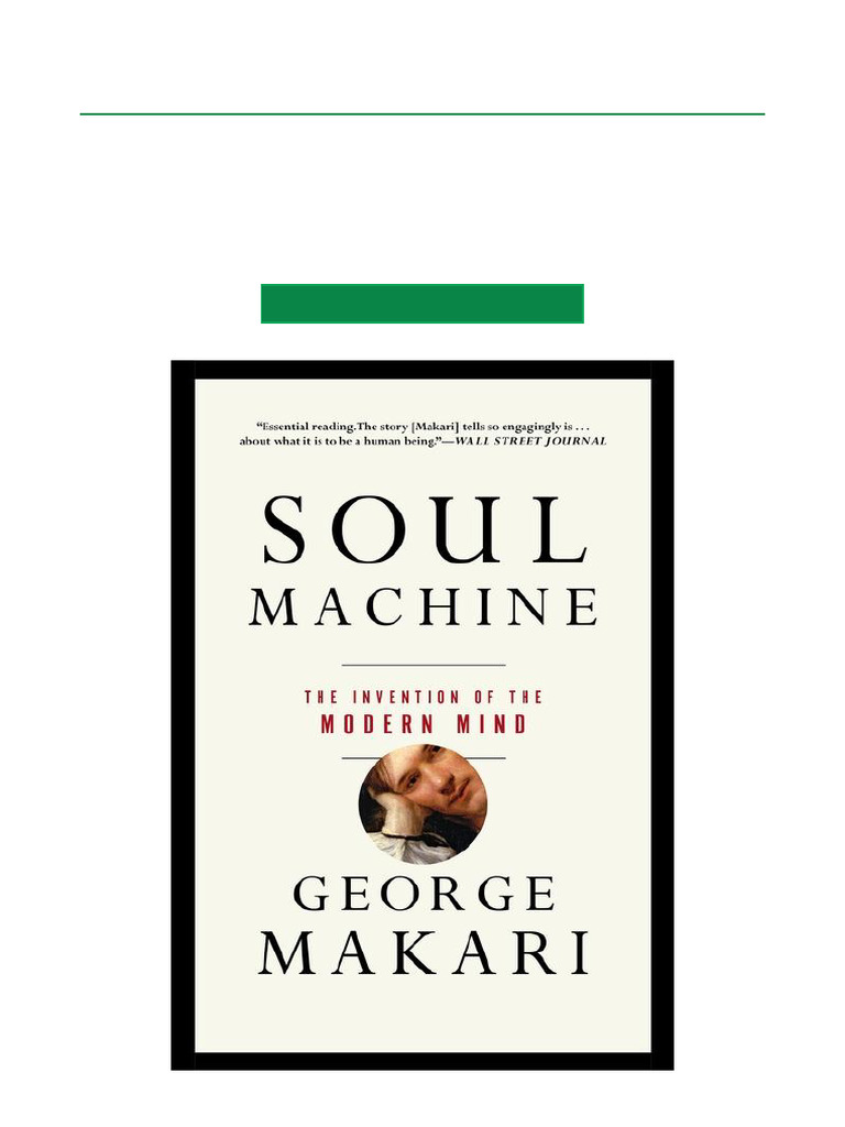 Explore Soul Machine The Invention of The Modern Mind Academic PDF ...