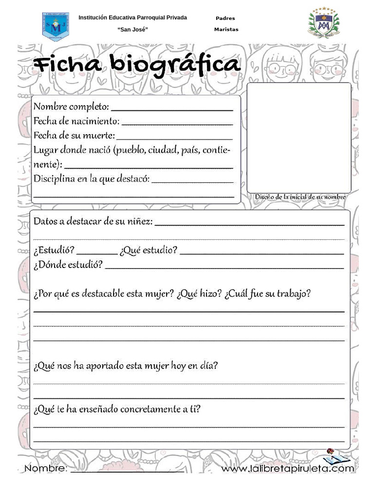 Ficha 6 La Biografía | PDF