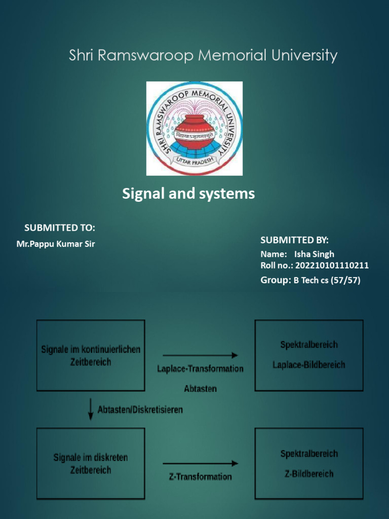 Signal and System | PDF
