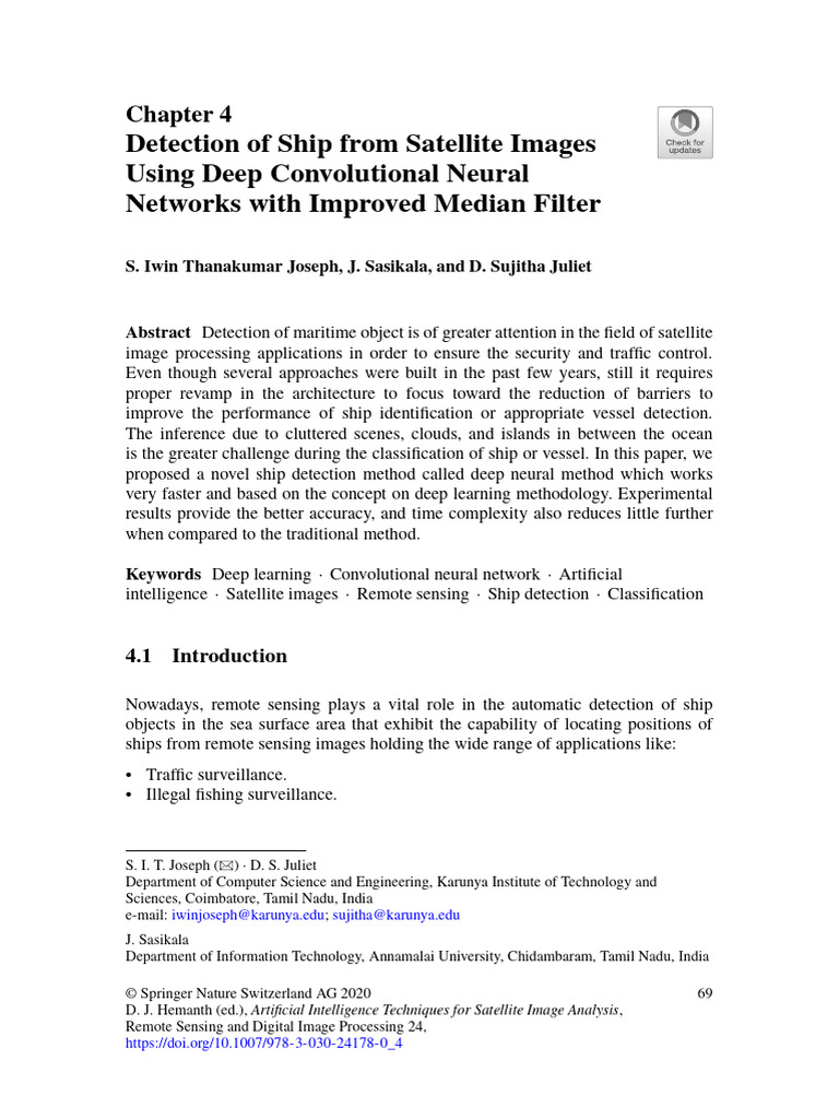 Ship Detection via Satellite Imaging | PDF | Image Segmentation | Deep ...