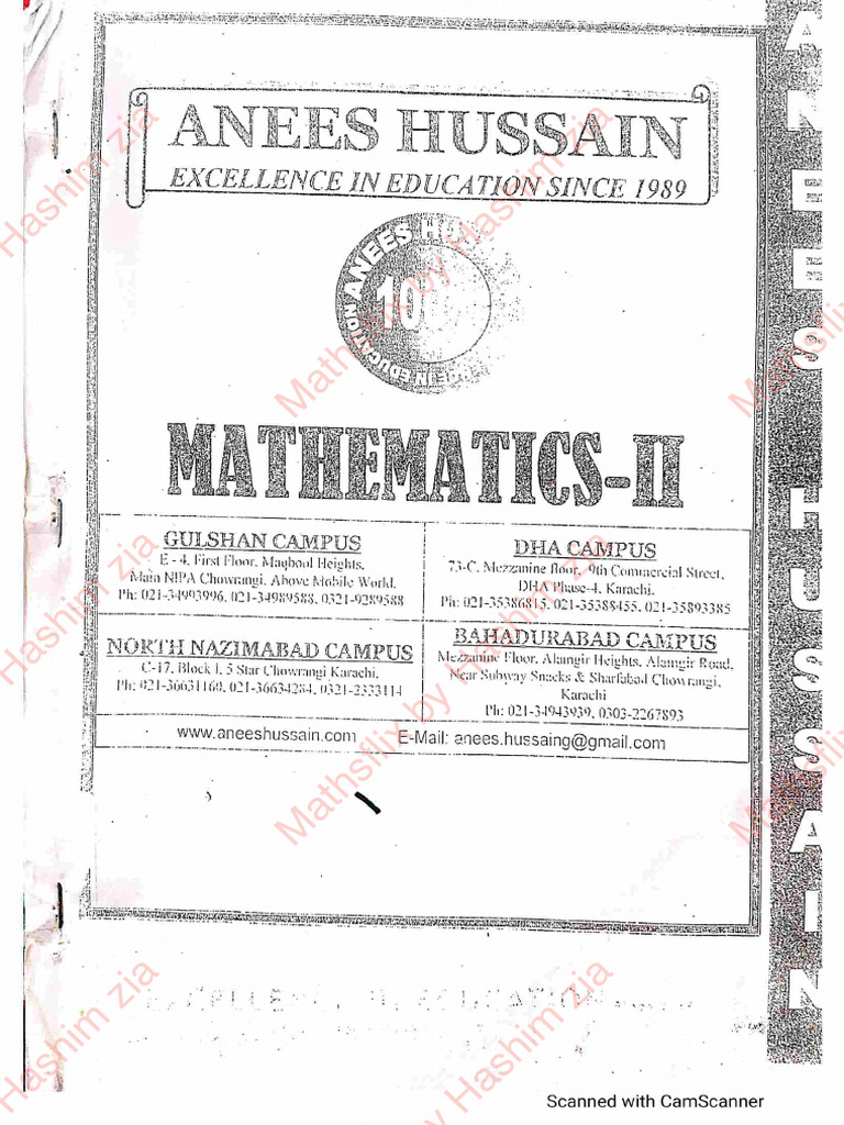 Mathsflix by Hashim Zia | PDF