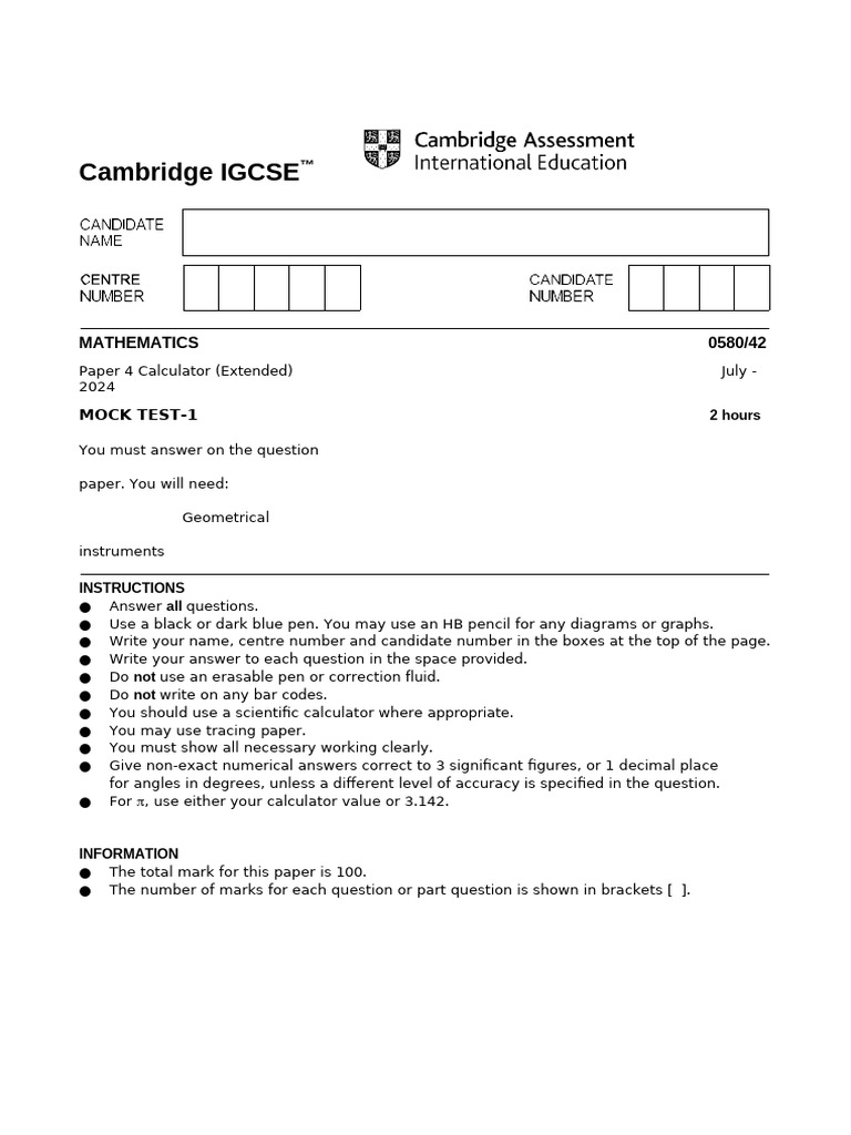 Grade 10ig (p4) (1) Maths This Is Final | PDF | Numbers | Significant ...
