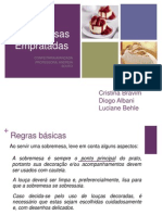 Regras para servir sobremesas empratadas de forma criativa e elegante