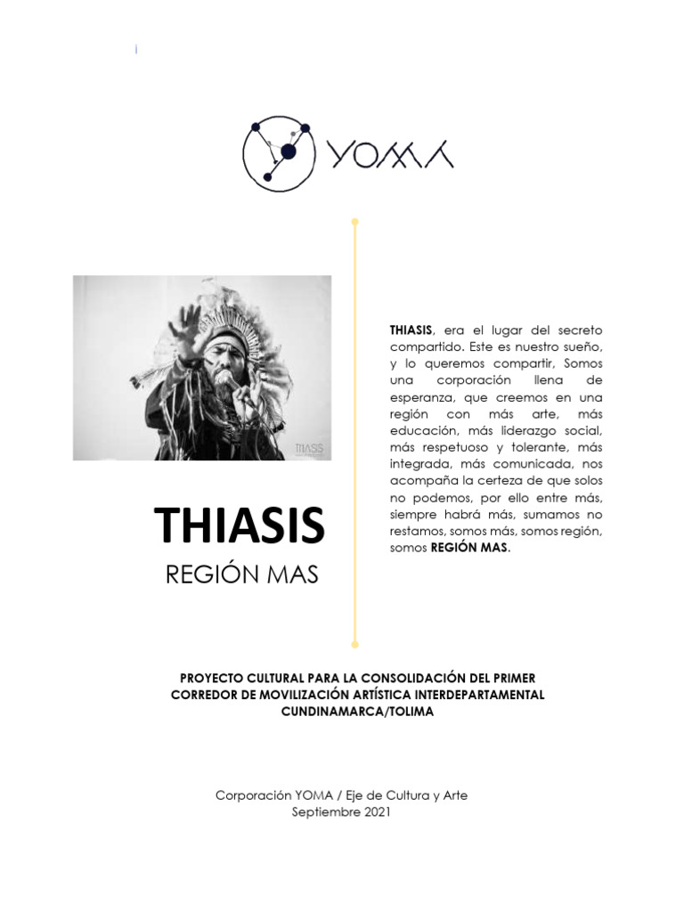 Thiasis Region Mas - 2021 | PDF | Bogotá | Sustentabilidad