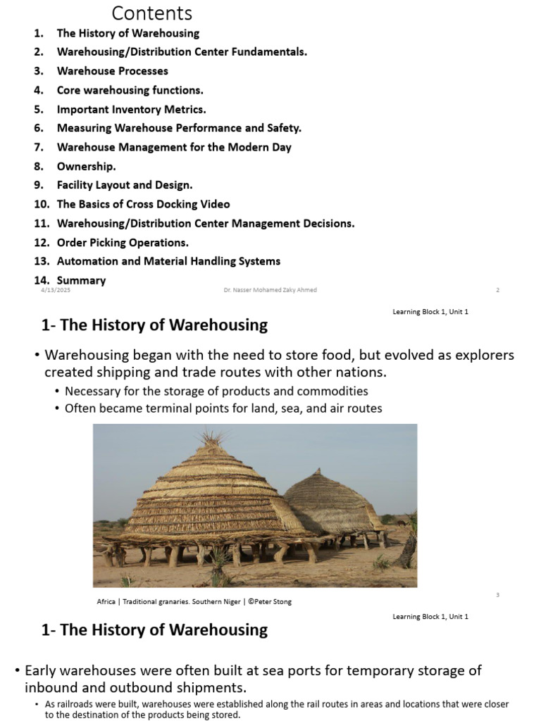 Comprehensive Guide to Warehousing Basics | PDF | Warehouse | Inventory