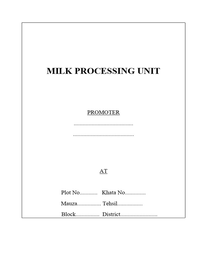Milk - Processing Sniper | PDF | Agriculture | Milk