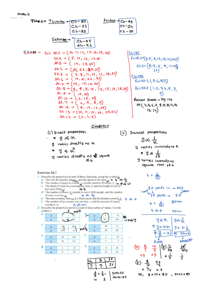 Maths D - 15 | PDF