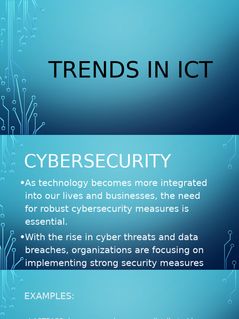 Trends in Ict | PDF