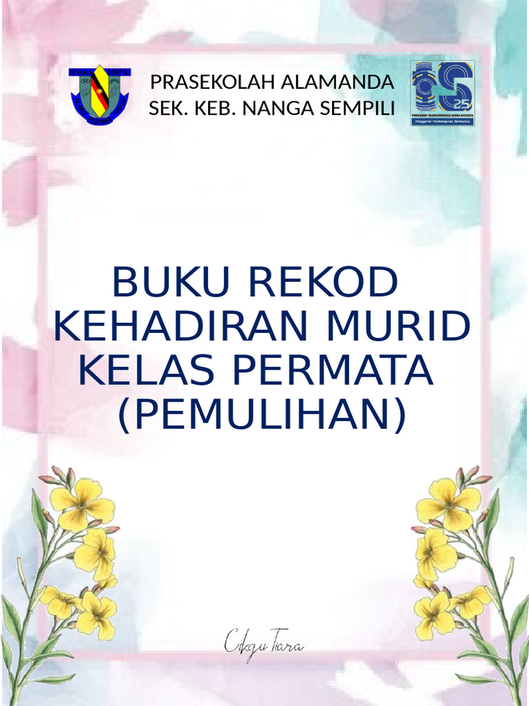 Rekod Kehadiran Murid Kelas Permata | PDF