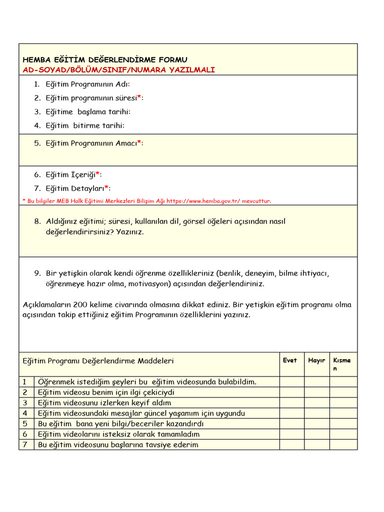 Hemba Form | PDF