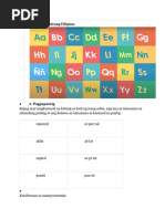 Ang Mga Pantig | PDF