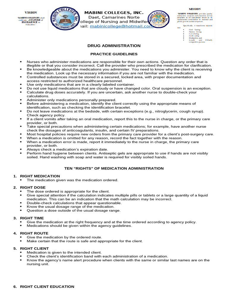 Administering Oral Medications | PDF | Medical Treatments | Medicine