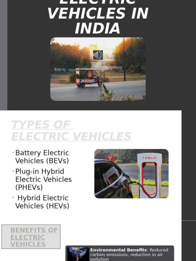 Electric Vehicles in India by Gurjot Singh | PDF | Electric Vehicle ...