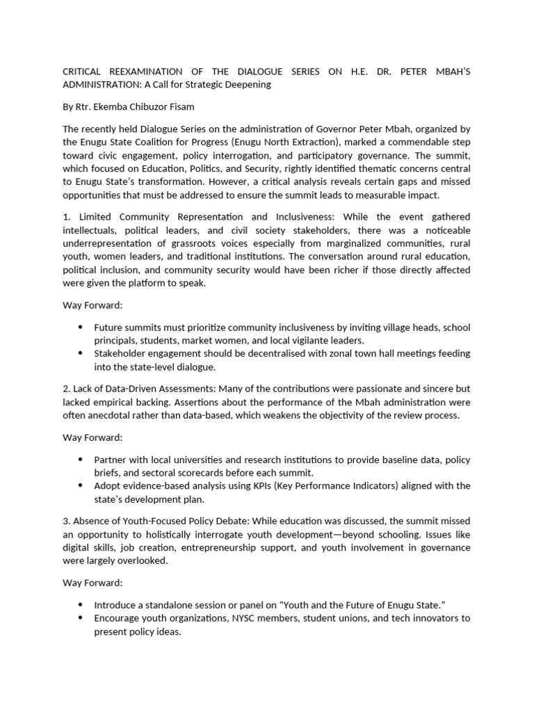 CRITICAL Reexamination of Mba | PDF | Governance