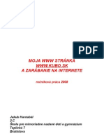 Rocnikova Praca Kubo 2007-2008 - Web Stranka
