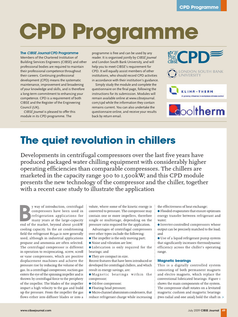 2009-07-The Quiet Revolution in Chillers | PDF | Air Conditioning ...