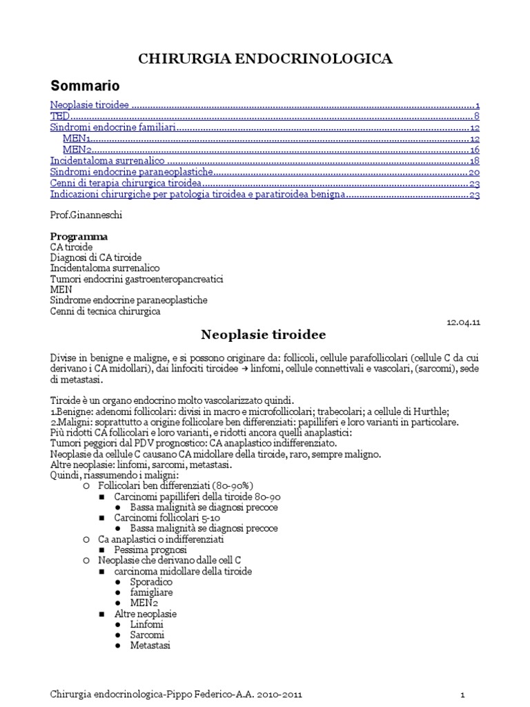 Chirurgia Endocrinologica