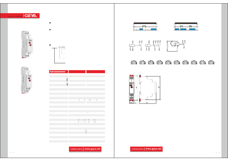 GRT8 Series Time Relay Manual | PDF | Relay | Power (Physics)