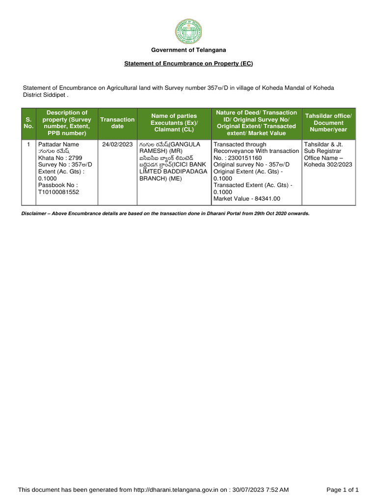 EC Details | PDF