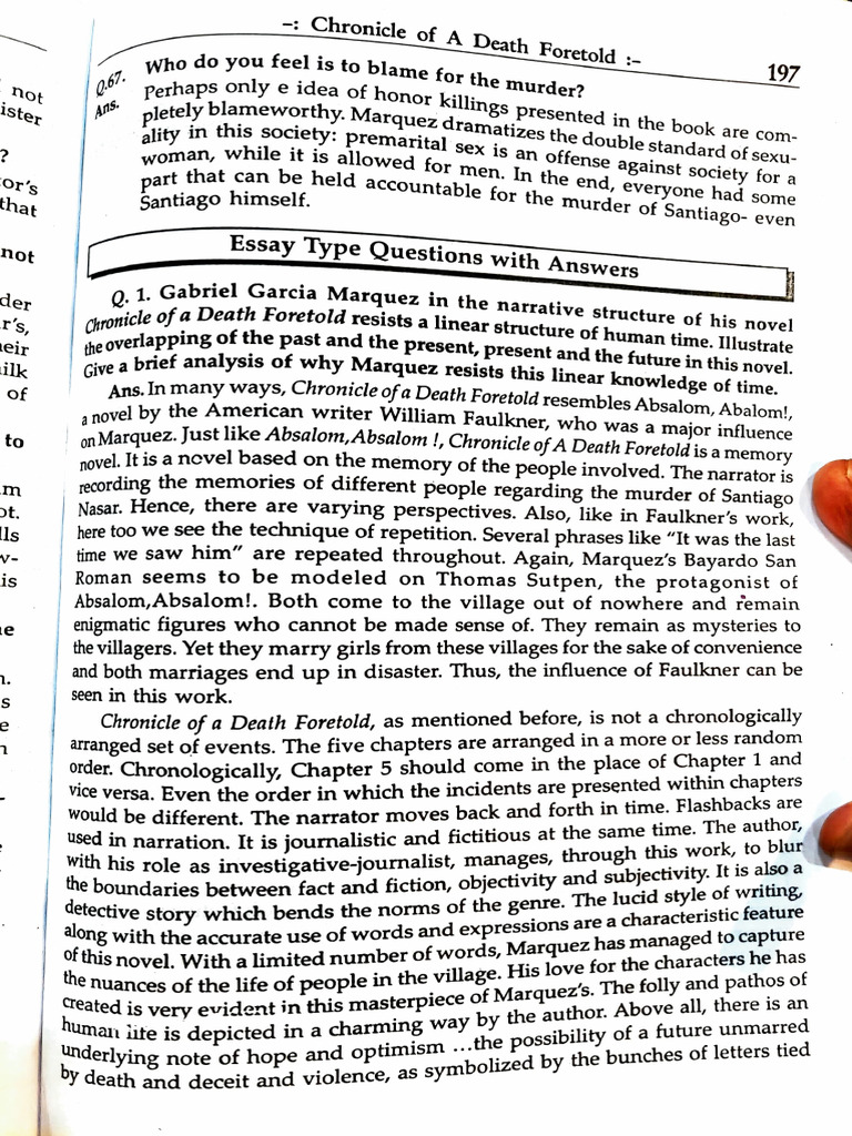 Chronicles of A Death | PDF, image size:768x1024