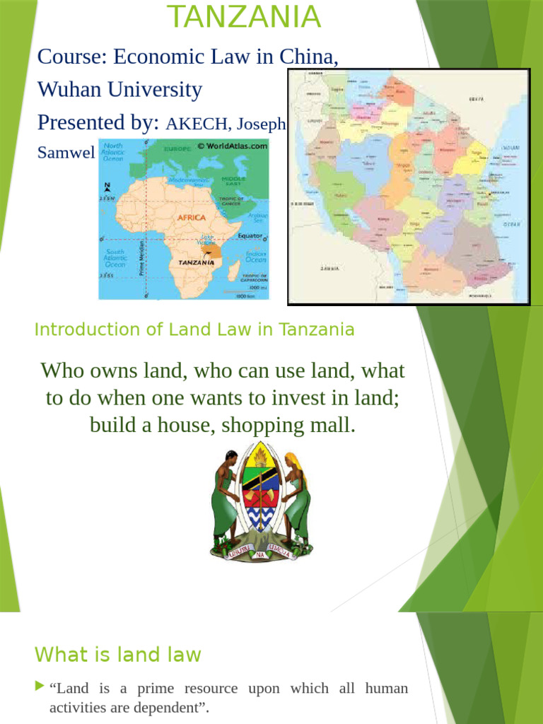 Understanding Land Law in Tanzania | PDF | Tanzania | Justice