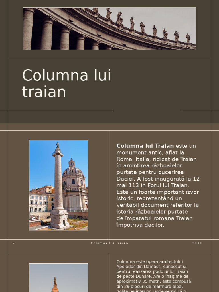 Columna Lui Traian | PDF