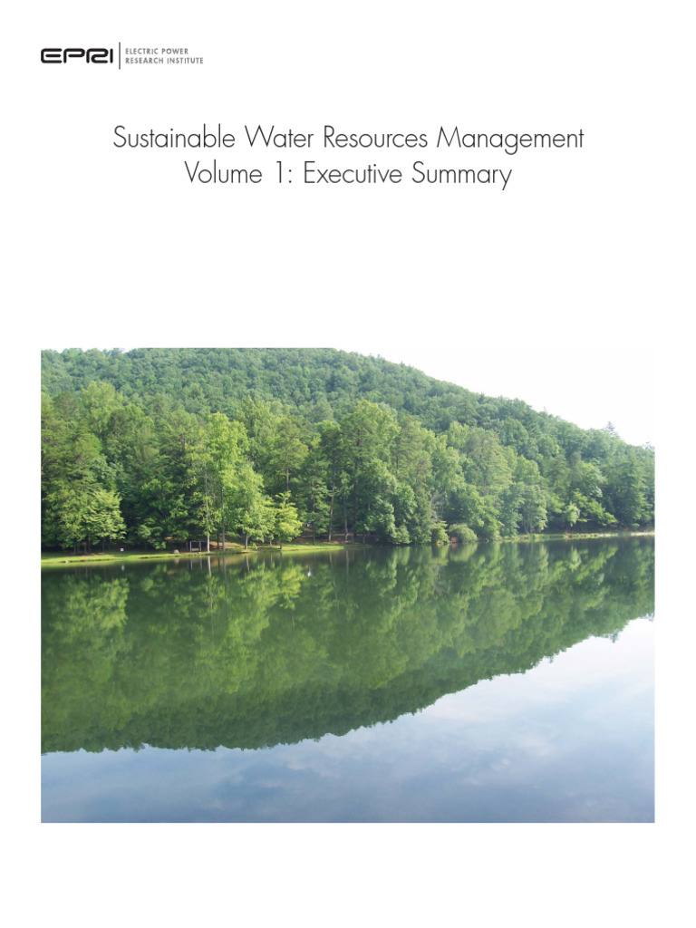 Sustainable Water Management Summary | PDF | Green Building ...