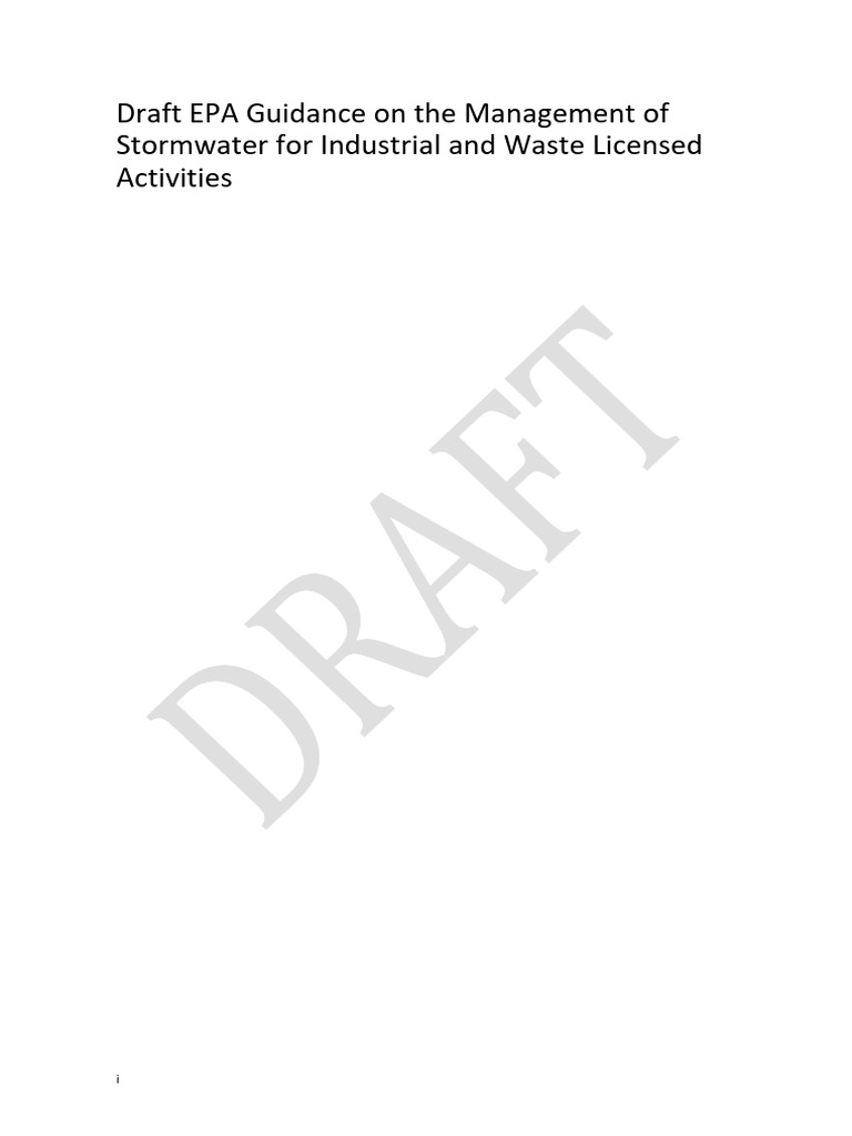 EPA Guidance on Stormwater Management | PDF | Water Pollution | Stormwater