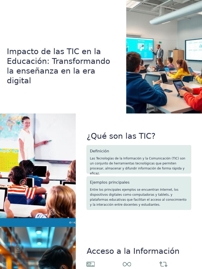 Impacto de Las TIC en La Educacion Transformando La Ensenanza en La Era ...