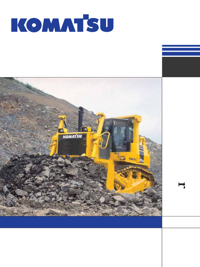 Bulldozer Komatsu D275AX-5 Especificaciones | PDF | Motores | Embrague