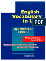 Cambridge English Vocabulary in Use Upper Intermediate
