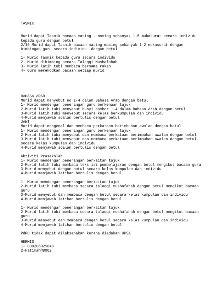 ISI E-RPH 2023-FATIMAH | PDF