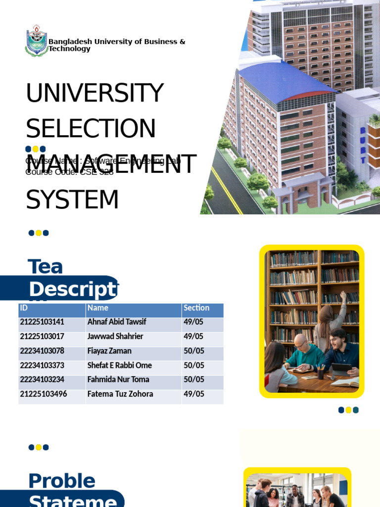 University Admission Management System | PDF | Computer Science ...