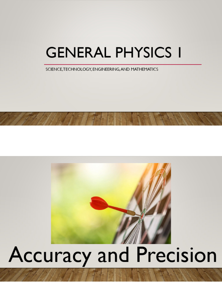 Accuracy and Precision in Physics | PDF | Euclidean Vector | Accuracy ...
