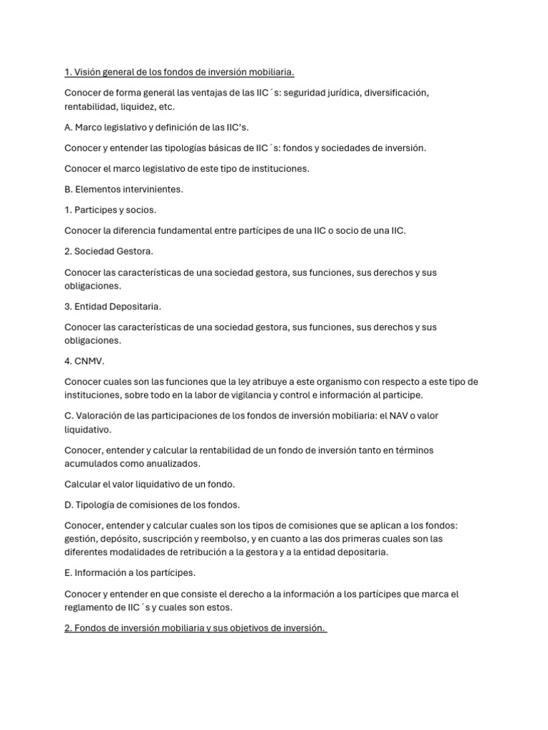 Guía Completa sobre Fondos de Inversión | PDF | Fondo de inversión ...