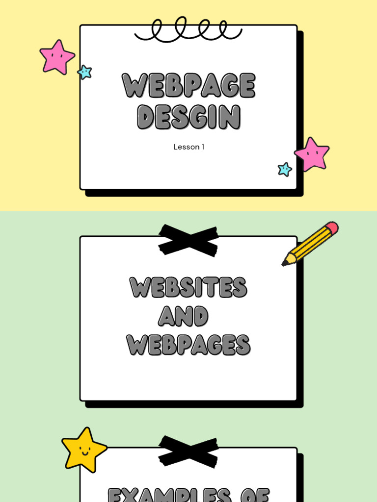 Creating a Website: Lesson 1 Guide | PDF