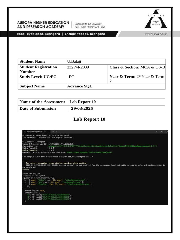 Lab Report 10 - 1737535399 | PDF