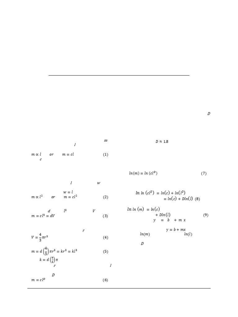 1 Fractal Dimension Analysis | PDF | Regression Analysis | Sphere