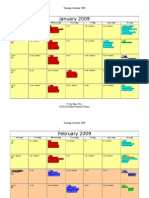 Sky's 2009 Training Calendar