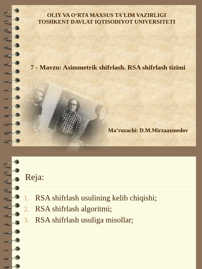 7 маъруза | PDF