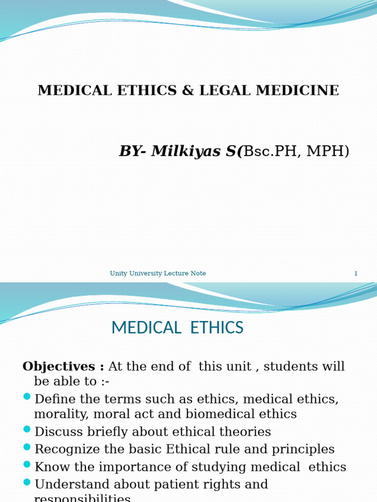 Chapter One Introduction To Ethics and Morality | PDF | Bioethics ...
