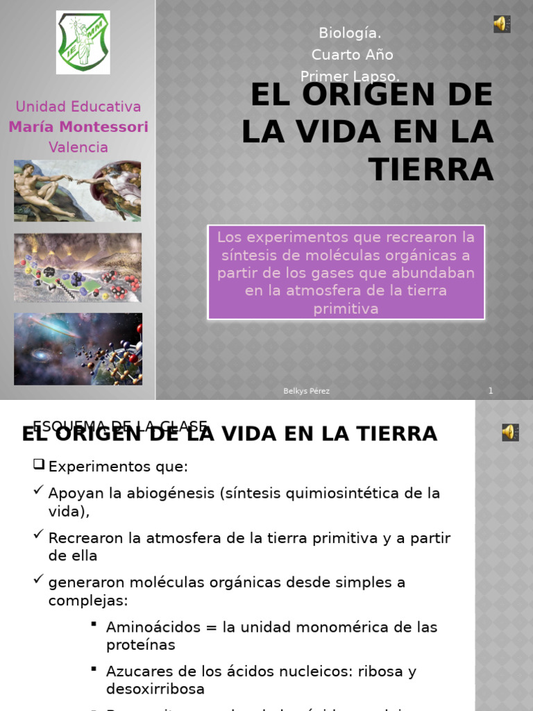 Experimentos sobre el origen de la vida | PDF | Abiogénesis | Nucleótidos