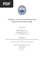 Download Numerical Analysis of Nonlinear Pulse Propagation in Optical Fiber by MuhammadMazid SN86400457 doc pdf