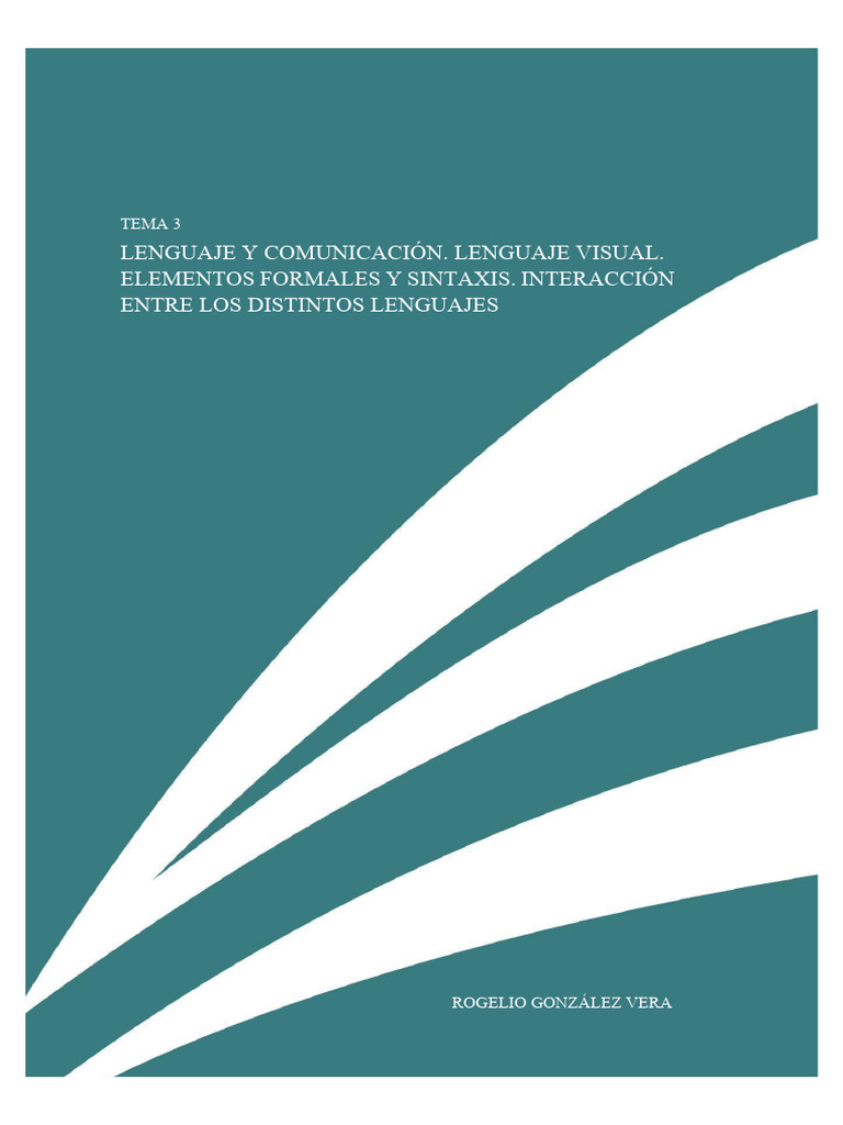 Lenguaje Visual: Elementos y Sintaxis | PDF | Comunicación | Percepción