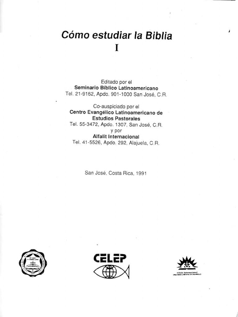 Guía para Estudiar la Biblia | PDF
