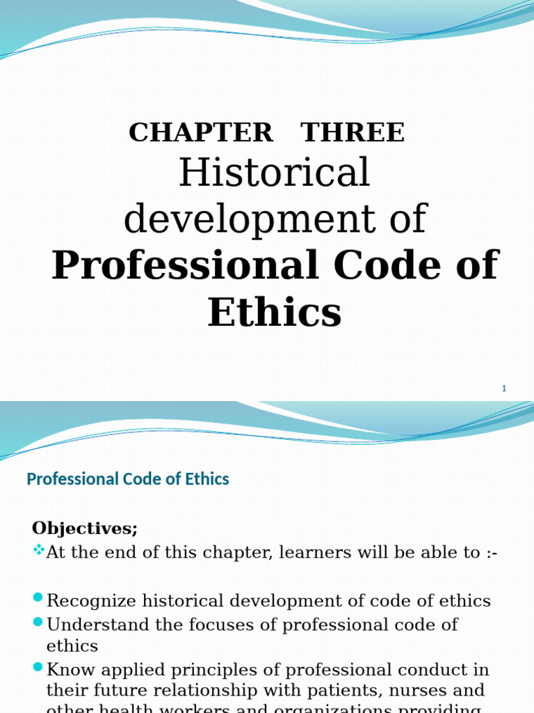 History of Professional Ethics Codes | PDF | Medical Ethics | Medicine