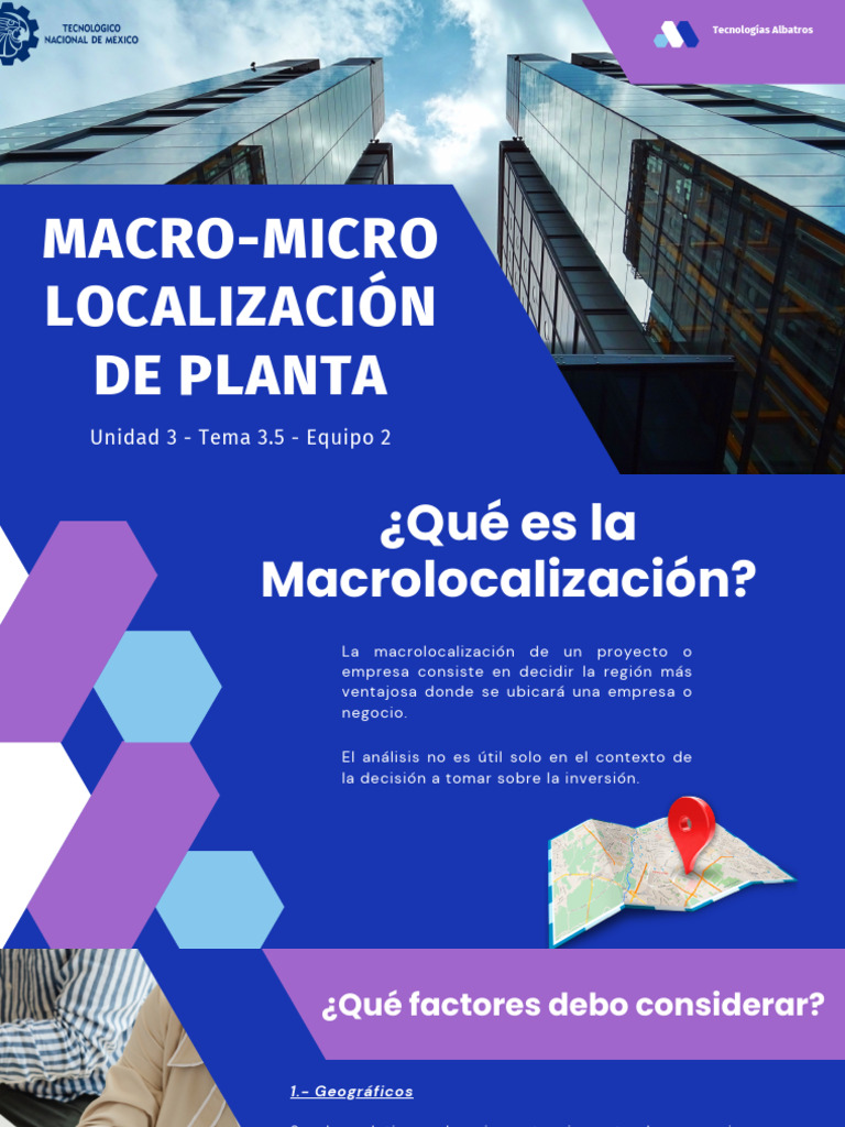 Macrolocalización y Microlocalización | PDF | Business | Infraestructura