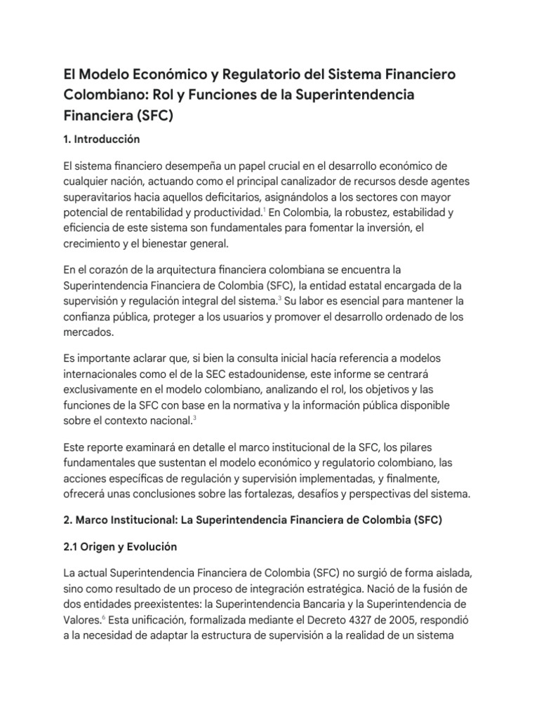 Modelo Económico y Regulatorio | PDF | Sistema financiero | Bolsa