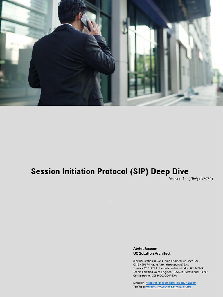 SIP Protocol Overview and Call Flows | PDF | Session Initiation ...
